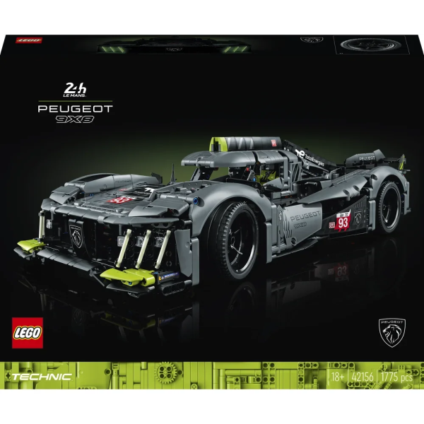LEGO Technic - Peugeot 9X8 24H Le Mans Hybrid Hypercar - 42156