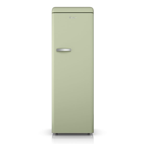 Tall Larder Fridge 337L 5 Shelves Frost Free Green