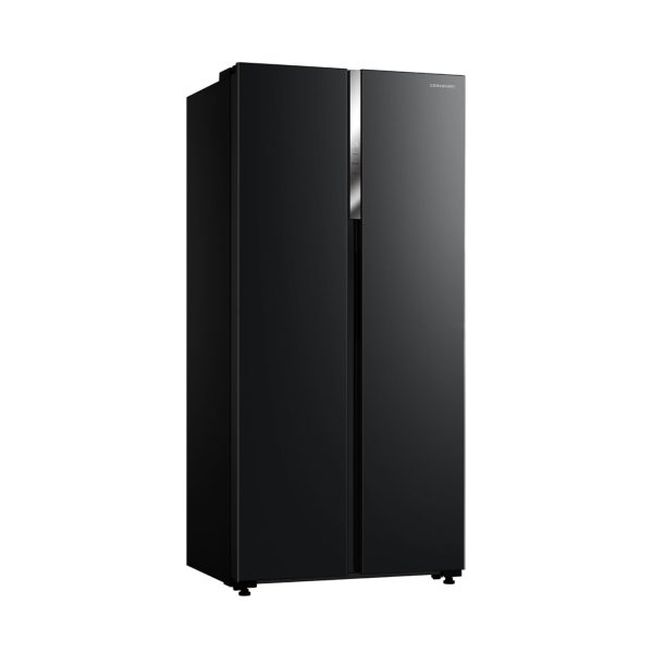 Cookology CSBS460BK 177.5cm Freestanding American Side-by-Side Fridge Freezer in Black