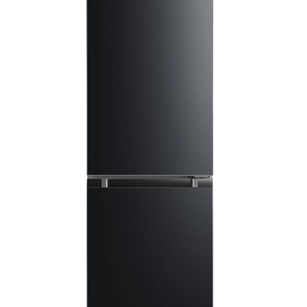 Freestanding Fridge Freezer 174L Low Frost Adjustable Thermostat LED Black