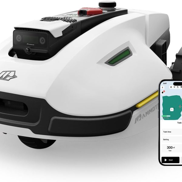 Mammotion YUKA 3000 Perimeter Wire-Free Robot Lawn Mower 3000 m² 4G Auto Mapping White