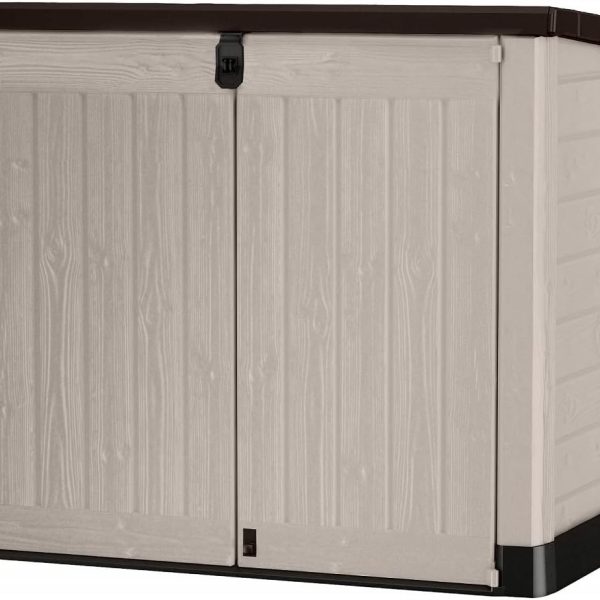 Keter Store It Out Pro 1200L Storage Shed – Beige & Brown