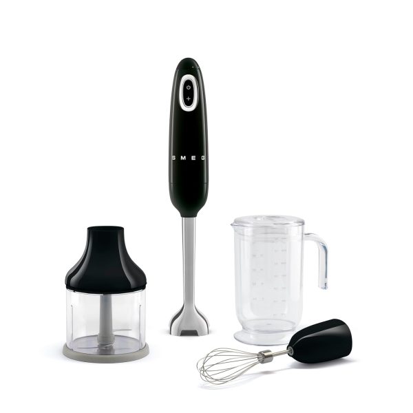 Hand Blender 700W Variable Speed Turbo Function Stainless Steel Black