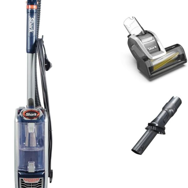 Shark Corded Upright Vacuum Cleaner,0.83L, Pet Model, Navy/Orange, 750W