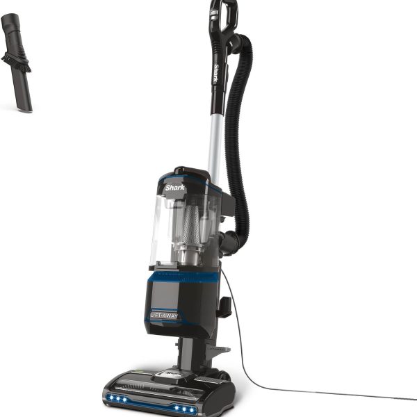 Shark Corded Upright Vacuum Cleaner 1.1L, Blue/Black, NV602UK
