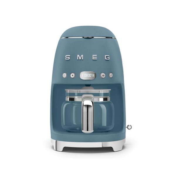 Retro 50s Style 1.4L Drip Coffee Machine Storm Blue