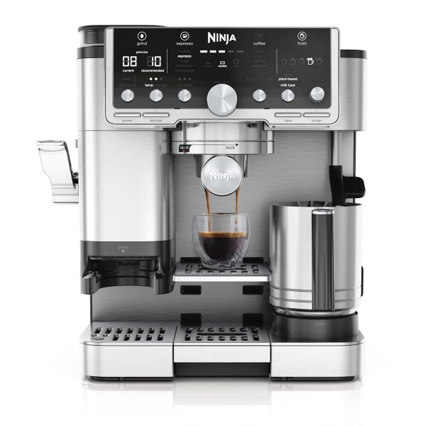 3-In-1 Espresso Cold Brew Filter Coffee Machine 25 Grind Settings Silver