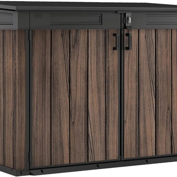 Keter Signature 2020L Horizontal Storage Shed – Rosewood