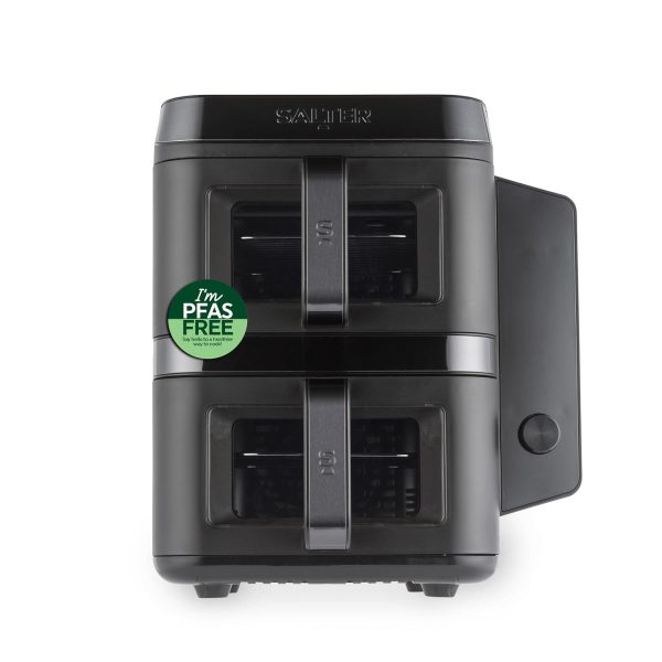 Double Stack Air Fryer 9L 2400W 12 Functions Black