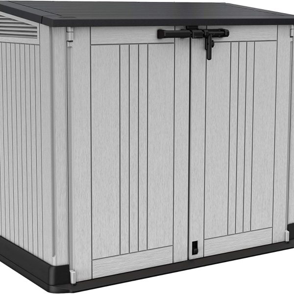 Keter Store It Out Nova 880L Storage Shed – Light Grey & Dark Grey