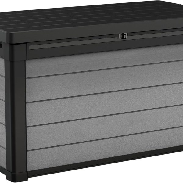380L Denali Garden Cushion Storage Box — UV-Resistant Outdoor Storage
