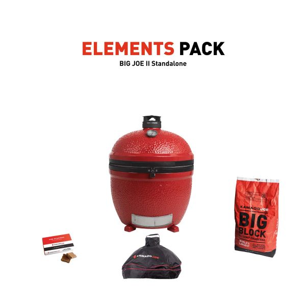 Kamado Joe Big Joe II Stand Alone Charcoal Grill With Element Pack