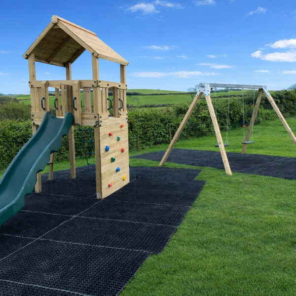 ACTIVE Pembridge Playground (climbing frame and swing). INSTALLED