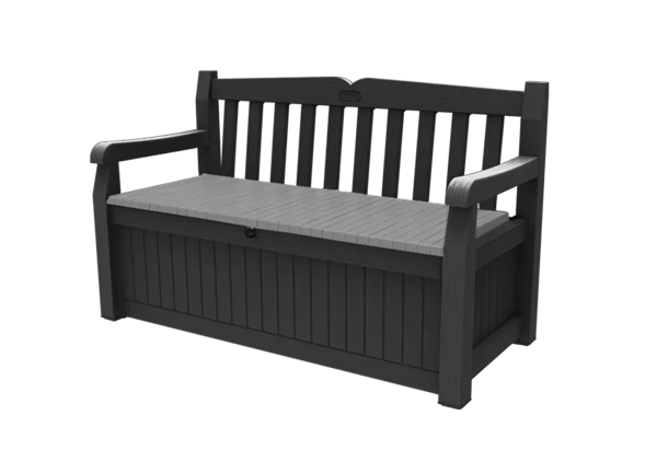 Eden 265L Storage Bench - Dark Grey