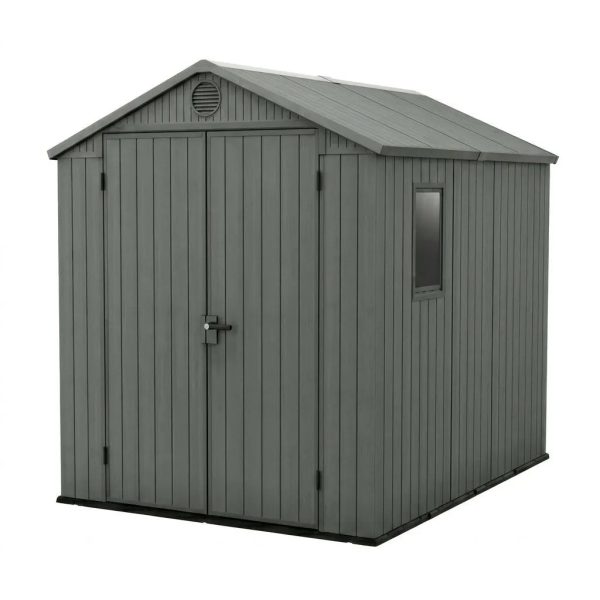 Keter 6×8 Darwin Heavy Duty Plastic Garden Shed Green