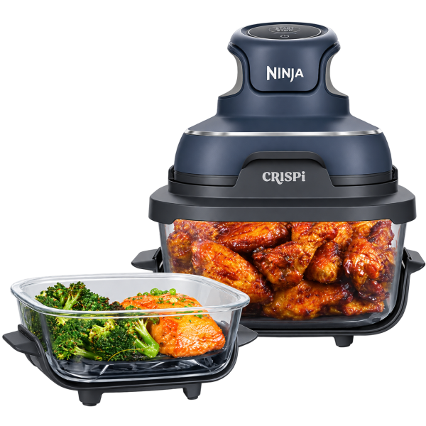 Ninja CRISPi 4-in-1 Portable Air Fryer, Cyberspace Blue FN101UKGY