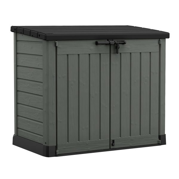 Keter Store it out Max 1200L Resin Bin storage – Green (H) 1.25m x (W) 1.46m