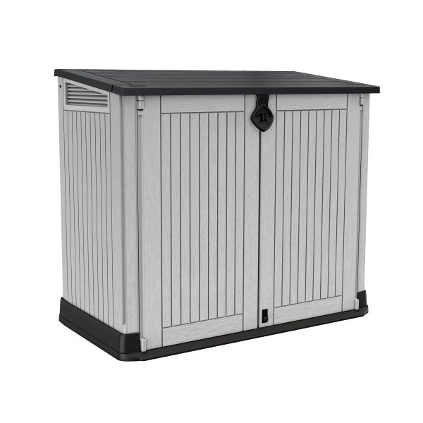 Keter Store it out Midi 880L Resin 132x71.5ft Bin storage - Grey (H) 1.14m x (W) 1.32m