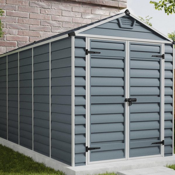 Palram Canopia 6 x 12 ft Skylight Anthracite Polycarbonate Shed